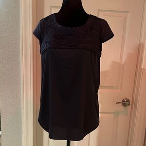 Elegant Navy Blue Women's Top